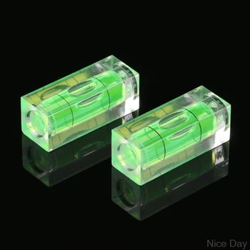 

2PCS Turntable Player Leveler LP Vinyl Record Spirit Bubble Degree Tonearms Set-up Level for Phono Cartridge Needle CD Ju16 20