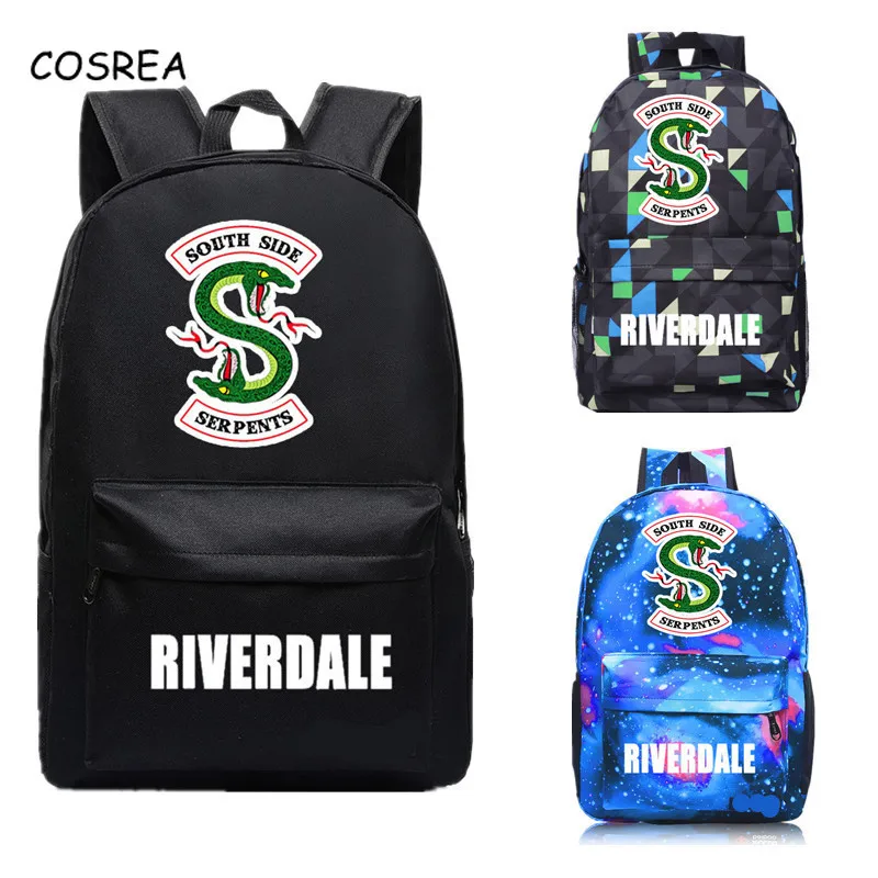 Riverdale Serpenti Zainetto Donne Zaino Maschio Solido di Scuola Zaino  Riverdale Southside Maschio Solido Zainetto|Movie \u0026 TV costumes| -  AliExpress