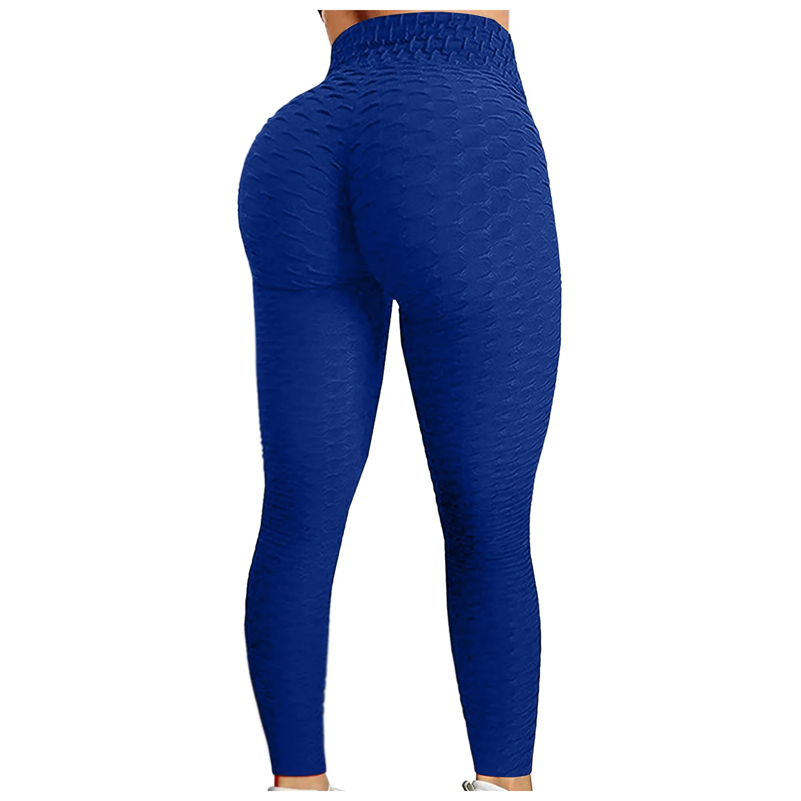 High Waist Yoga Pants Leggings Women Bubble Hip Lifting Exercise Fitness Running Pants Elastic Tights Колготки Штаны Женский