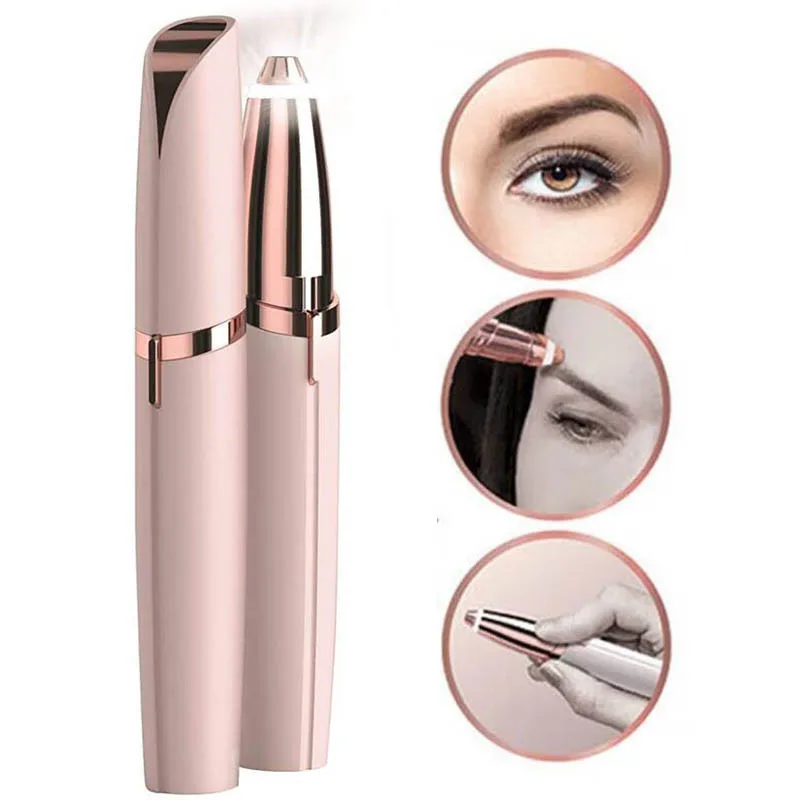 

Flawless Brows Lipstick Eye-brow Shaper Lipstick Lady Shaver Epilator Electric Eyebrow Instrument TV Hot Selling