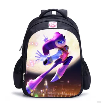 

New 16 Inch Fashion Backpack Sonic The Hedgehog Pattern Kids School Bags Cartoon Animal Designer Teenagers Book-Bags Set