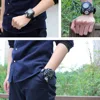 3-in-1 Outdoor Sports Rechargeable Bright LED Flashlight Compass Wrist Watch Wristband Sports Mens Watches Top ► Photo 2/6