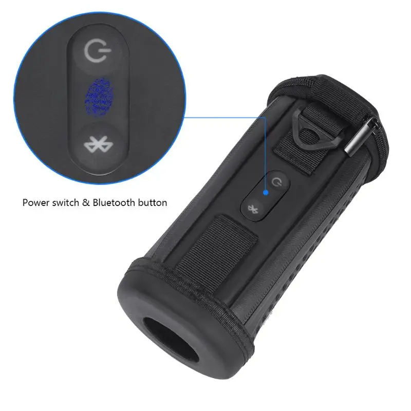 

Hollowed Mesh Protective Hard Case Cover Bag Box for Flip4 Flip 5 Waterproof Bluetooth Speaker D08A