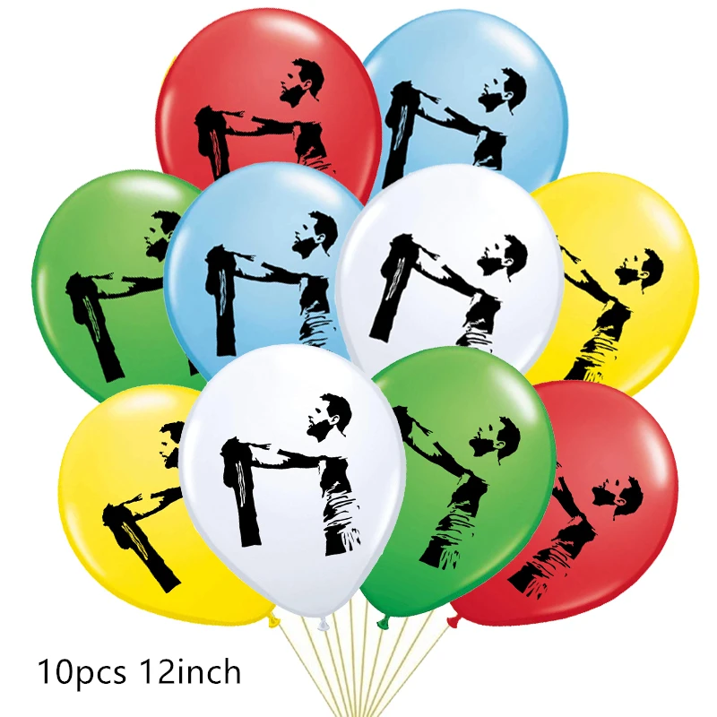 10pcs mix Новые 10 шт. 12 дюймов C R7 воздушные шары Футбольная звезда латексные шары футбольные фанаты для матча карнавал бар Празднование украшения детский идол - Цвет: 10pcs mix