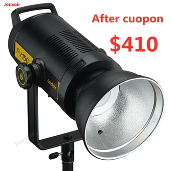 

Godox FV150 1/8000s High Speed Sync Flash LED Light 150W Dimmable 5600K CRI 96+ Built-in Godox 2.4G Wireless Receiver CD50 T03 Y