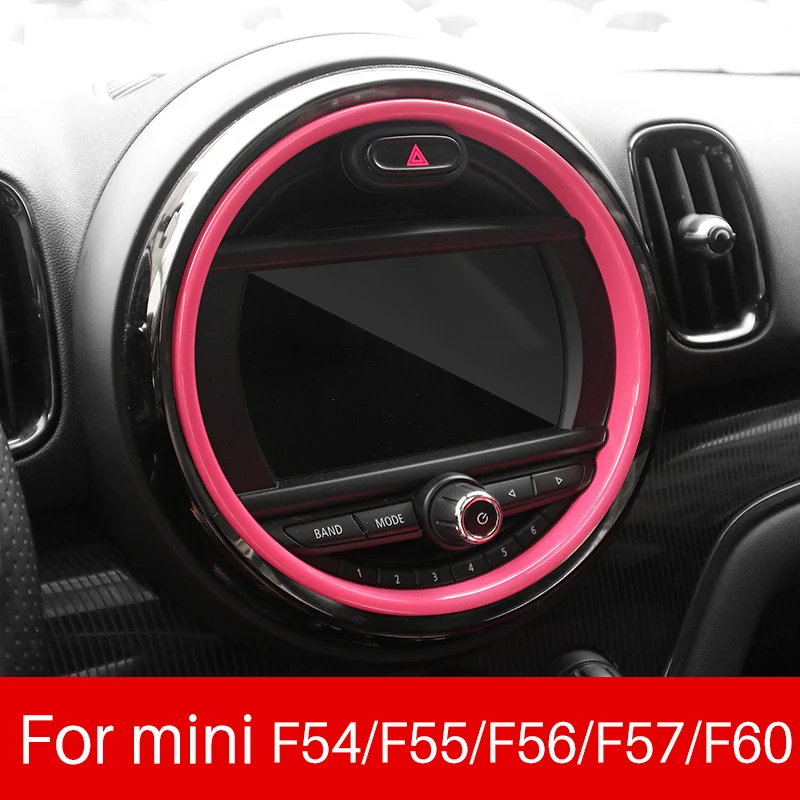 Центральный экран управления внутреннее кольцо декоративные ракушки подходят для MINI F54/F55/F56/F57/F60 cooper s интерьерные наклейки крышка Стайлинг