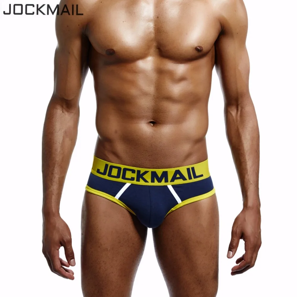 Трусы брифы JOCKMAIL мужские с открытой спиной брендовые пикантные трусы