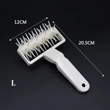 Размер s m l для пиццы печенья тесто ролик тиснение решетчатый резец Пластиковые Кондитерские пироги иглы колеса резаки инструменты для выпечки Дырокол