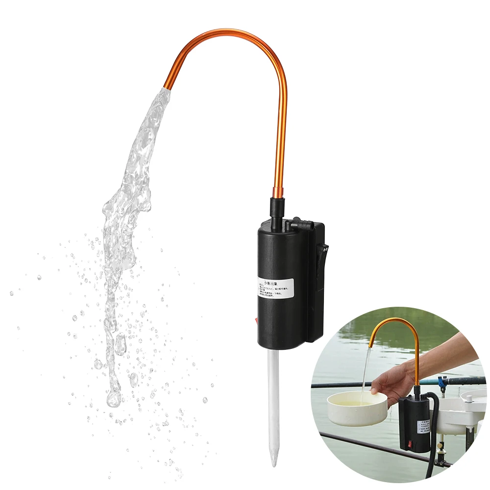 

Fishing Suction Device Water Absorber Machine Charge Fishing Automatic Pump Intake Hand Washers Outdoor Fishing Equipment Tool