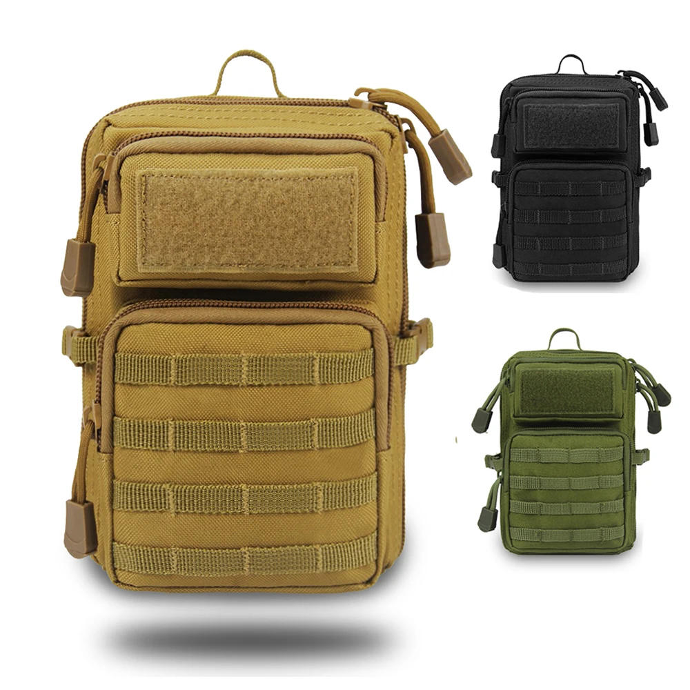 1000D тактическая Сумка Molle, Мужская военная сумка на плечо, поясная сумка, сумка для повседневного использования, чехол для телефона, сумка для охоты на открытом воздухе