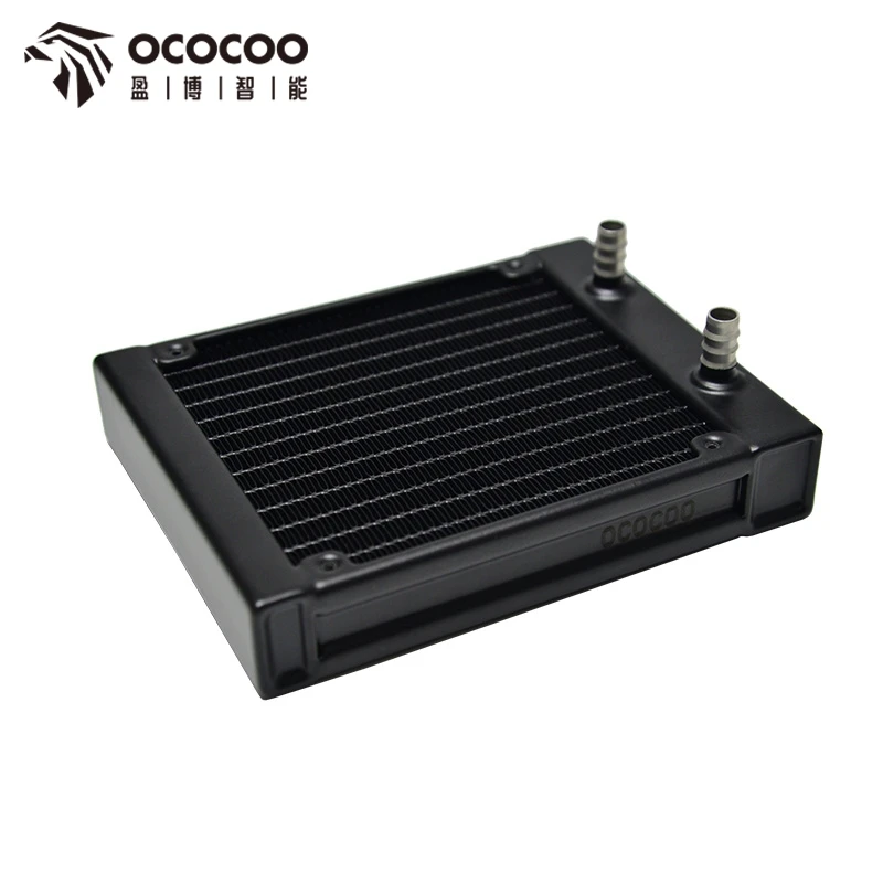 OCOCOO 120D753 толщиной 27 мм водяного охлаждения радиатора для компьютера чистый алюминиевый радиатор компьютера