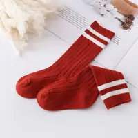 1-9 Years Kids Boys Toddlers Girls Socks Knee High Long Soft Cotton Baby Socks Stripped Children Socks School Clothes 6