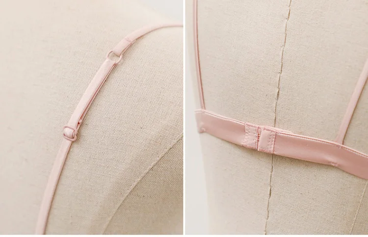 Bralettes беспроводной треугольник для женщин натуральный шелк Дамы Бюстгальтер Без подкладки bralett сексуальное мягкое нижнее белье femme brasier mujer