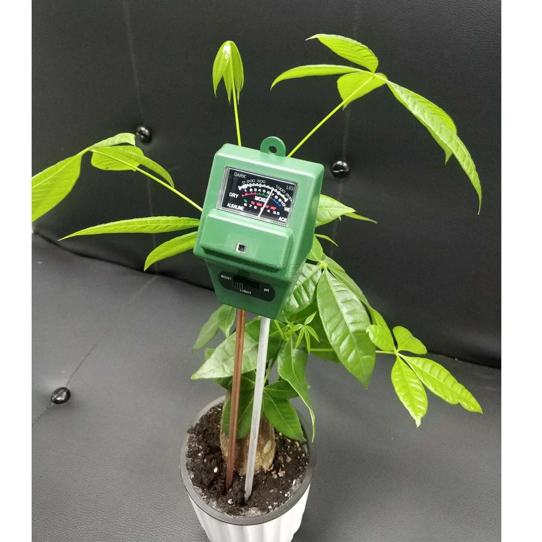 

3 In 1 Plant Flowers Soil PH Tester Moisture Measuring Humidity Light Meter Hydroponics Analyzer Gardening Detector Hygrometer