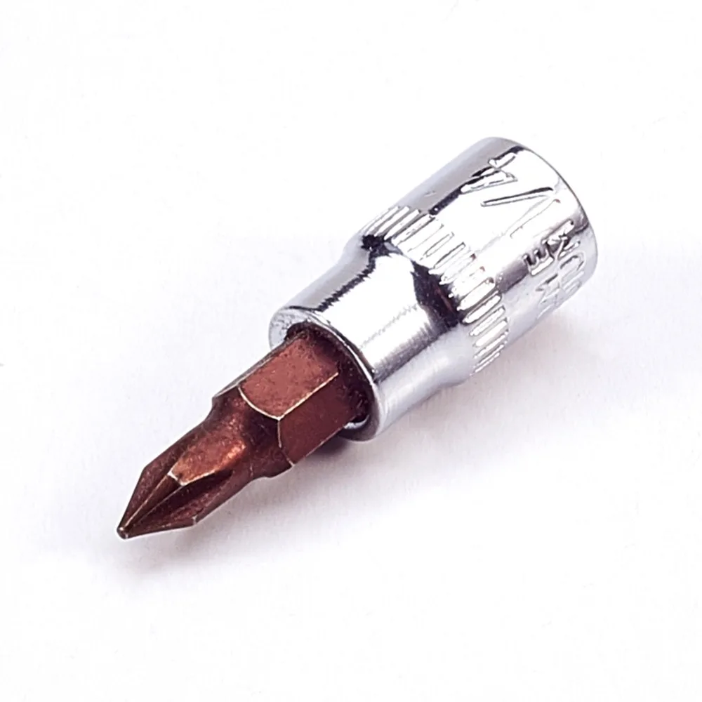 Utoolmart PH1 PH2 PH3 PZ1 PZ3 1/" Phillips головки розетки 2 шт 38 мм Длина хром-ванадиевая сталь Привод гнездо адаптера