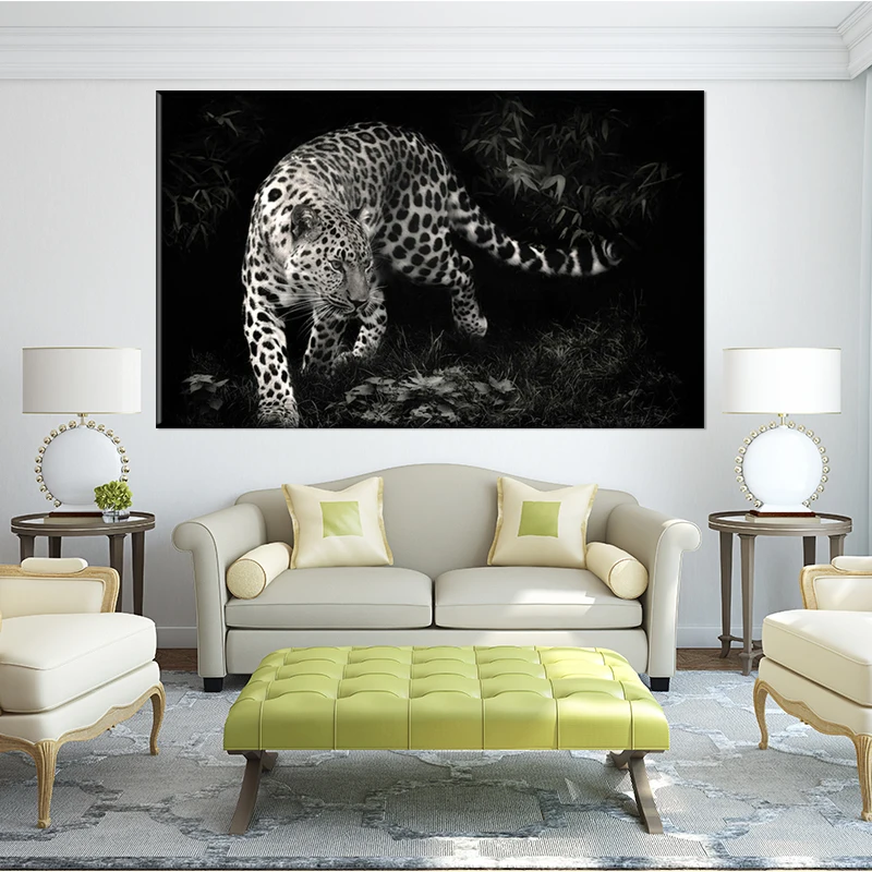 Плакат с животными леопардовые настенные картины для творчества печатный плакат