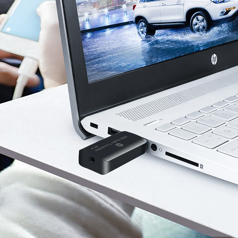 VAORLO USB Bluetooth передатчик для ПК ТВ 3,5 мм AUX Jack 5,0 Bluetooth приемник для автомобиля мини стерео аудио беспроводной адаптер Aptx
