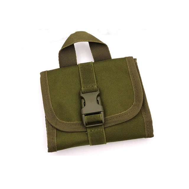 Тактический MOLLE Bullet Pouches Военный мини футляр для пуль CS оборудование многофункциональный открытый охота портативный висячий пакет - Цвет: Army green