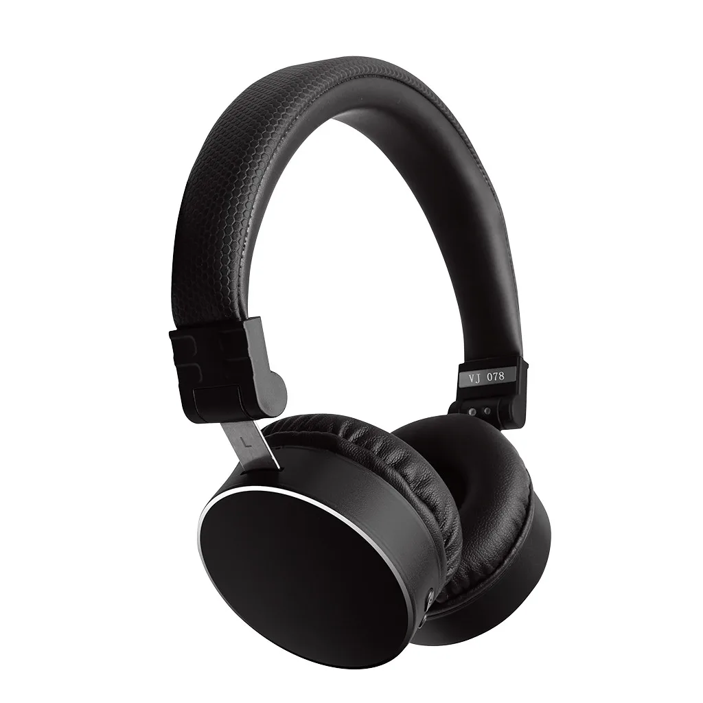 Black H25 беспроводные+ Проводные Bluetooth наушники над ушами стерео гарнитура с микрофоном Поддержка FM радио Handfree для мобильных телефонов - Цвет: Black
