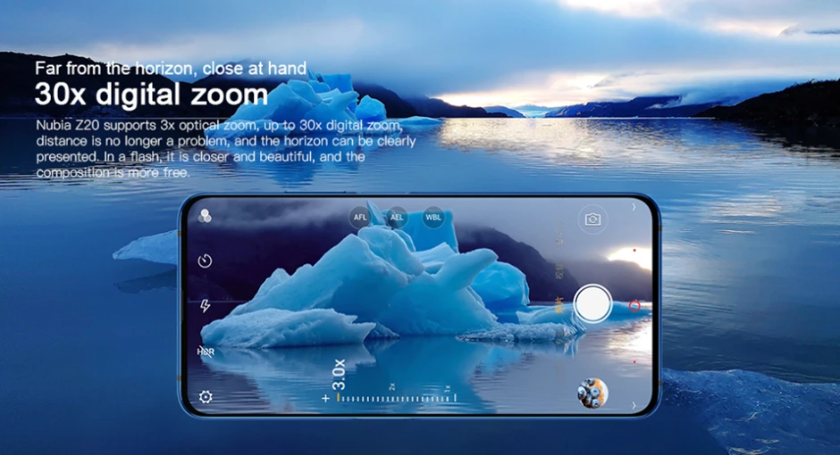 Nubia Z20 Dual Screen Mobile Phone 6.42"+5.1" Snapdragon 855 plus Octa core 4000mAh Triple Rear 48MP