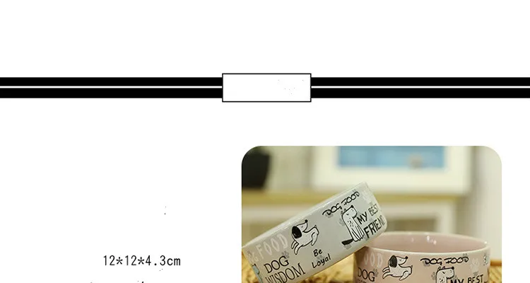 Керамическая миска английская мультяшная собачья миска для домашних животных кошек собачья миска универсальная легко моющаяся собачья миска собачья бутылка для воды кормушка для собак
