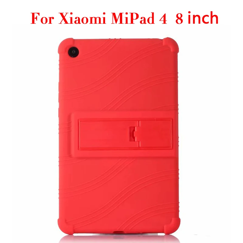 Силиконовый чехол для Xiaomi mi Pad 4 mi Pad4 mi pad 4 8," планшетный ПК Защитный чехол для Xiaomi mi Pad 4 plus mi Pad 4 plus 10,1" - Цвет: mipad4 8 red