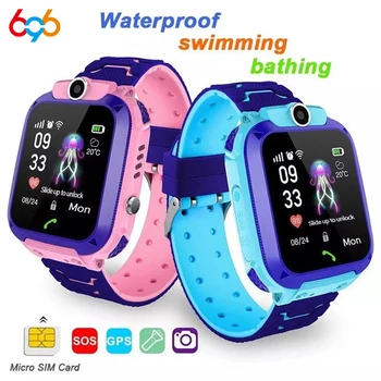 

696 Z5S Kids Smart Watch IPX7 Waterproof Touch Screen SOS Phone Call Device LBS Location Tracker Anti-Lost childs smart watch