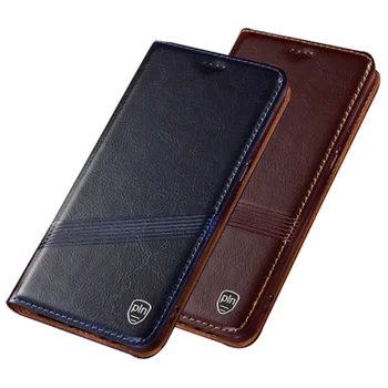 

Cowhide Skin Genuine Leather Flip Holster For Meizu Pro 7 Plus Phone Case Magnetic Cover For Meizu Pro 7 Phone Bag Coque Funda