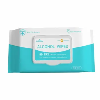 

Disinfectant Wipes, 75% Alcohol Cleaning Wet Wipes(1 Pack,50 Wipes,7"x5.9"), Daily Disinfecting Use for Hand Home House Travel