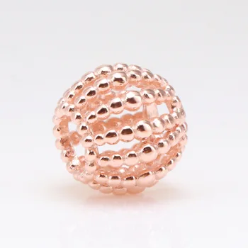 

Authentic 925 Sterling Silver Bead New Hollow Gold Beads Creative Beads Fit Original Pandora Bracelet For Women Diy Jewelry