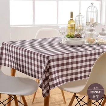 

Nordic Small Square Hotel Table Cloth Waterproof and Oil Proof Polyester Home Decoration