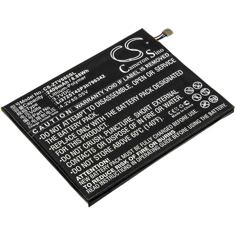 Cameron sino 2400 мА/ч, Батарея для zte C865 C865m V685, Li3725T42P3h796342
