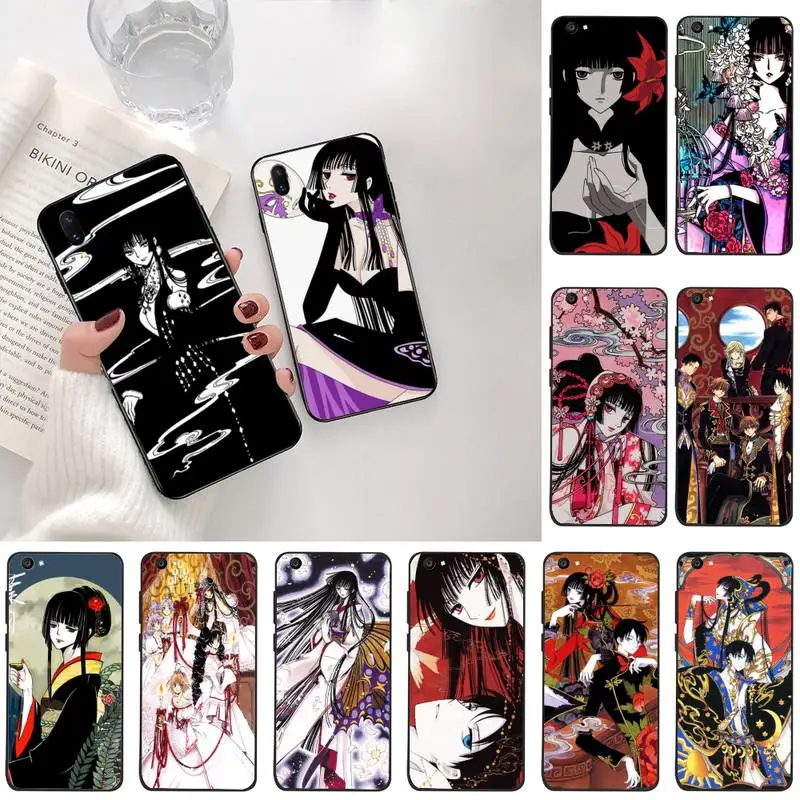 Черный чехол XxxHolic с рисунком из аниме для Vivo Y91c Y17 Y51 Y67 Y55 Y93 Y81S Y19 V17 vivo s5 | Мобильные