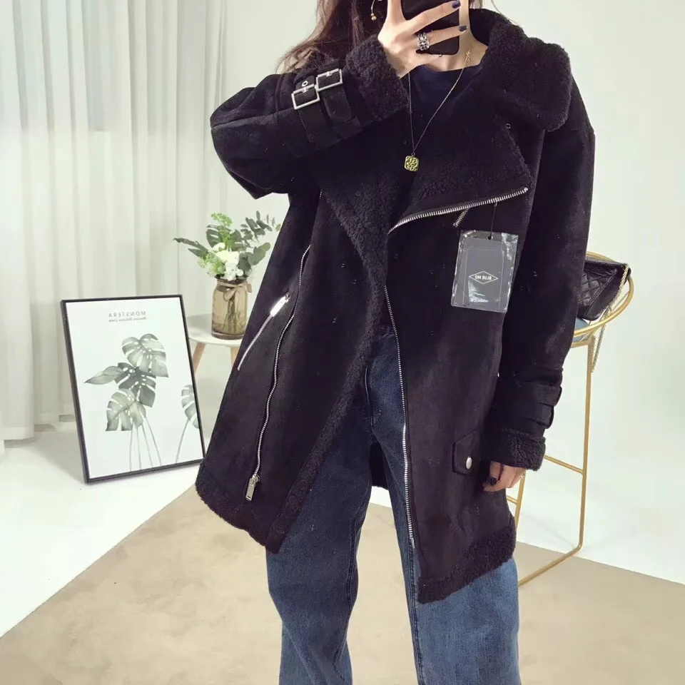 

Special Offer 2018 Winter Sleeve Tab Decoration Xie Jin Fur Coat