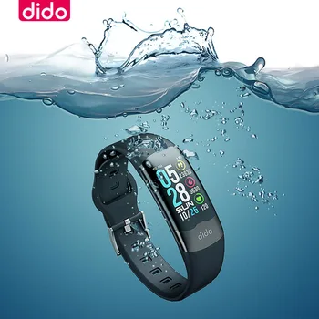 

Dido Smart Wristband Bracelet Bluetooth Sport Fitness Tracker Pedometer Heart Rate Monitor Blood Pressure Men Women Smartband