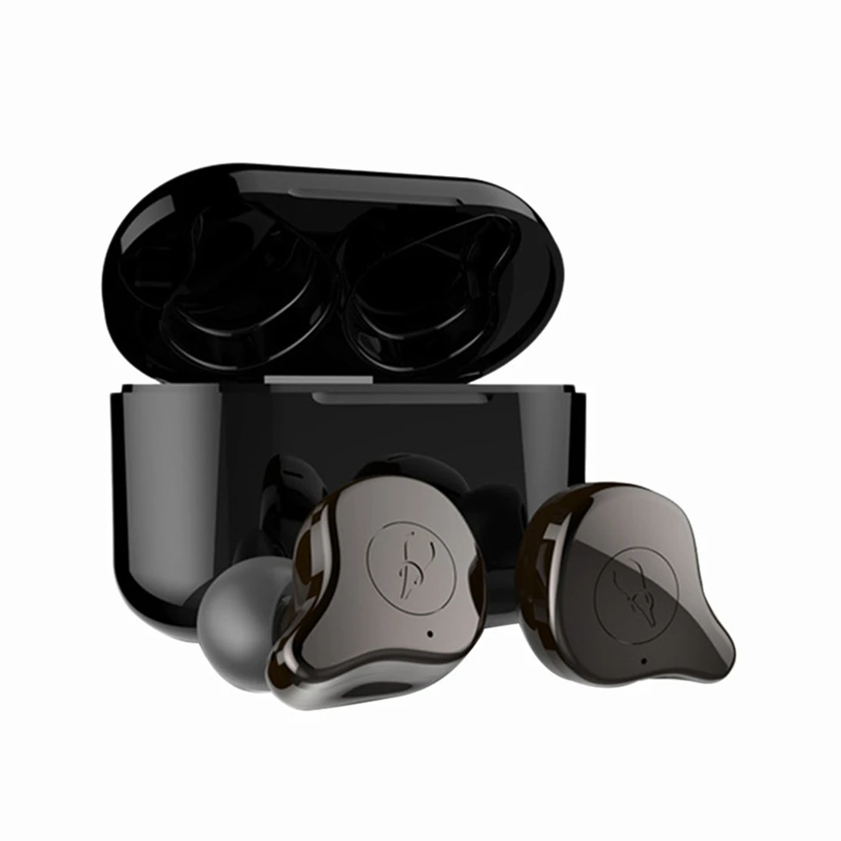 TWS Bluetooth 5,0 беспроводная гарнитура для наушников HiFi спортивные наушники микрофон с быстрой зарядкой чехол