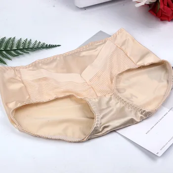 

2pcs/box Plus-sized Underwear Women's Solid Color Sexy Striped Fat Mm Breathable Medium Waist Plus-sized Comfortable Breifs