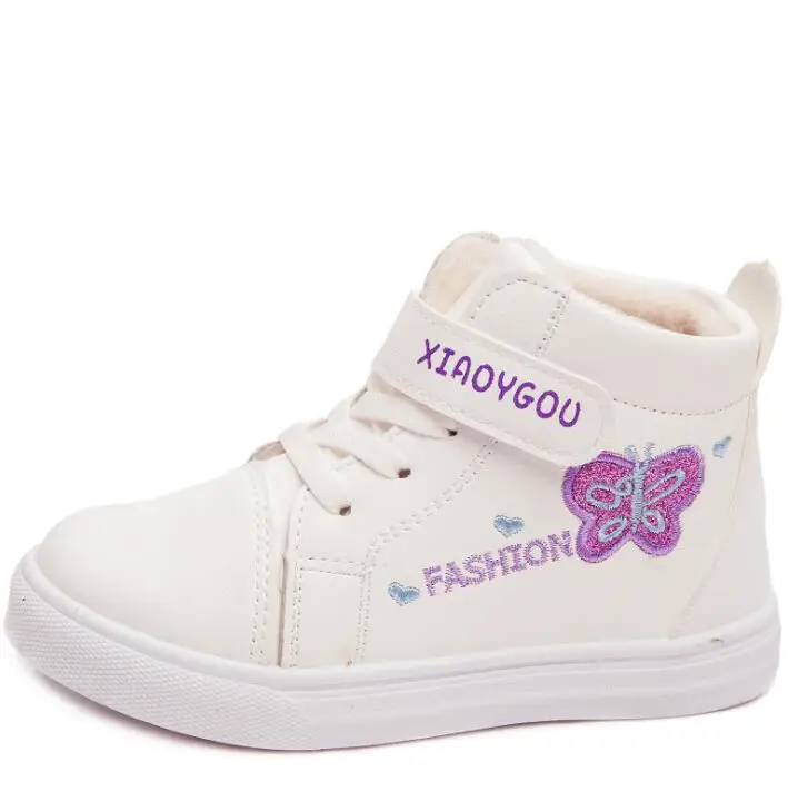 Новинка; зимняя детская обувь принцессы с бантом-бабочкой для малышей; модные кожаные сапоги на молнии; детские сапоги для девочек