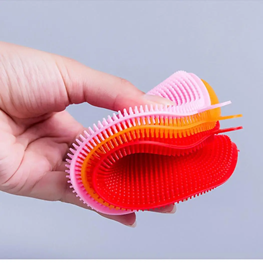 Silicone Dish Bow Washing Pads Home Kitchen Cleaning 25g Simple and practical design, easy to install. Tool