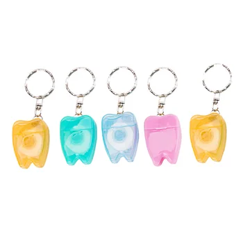 

5 Pcs Compact Portable Practical Durable Dental Floss Oral Cleaning Tool Teeth Floss for Women Children Men Adults