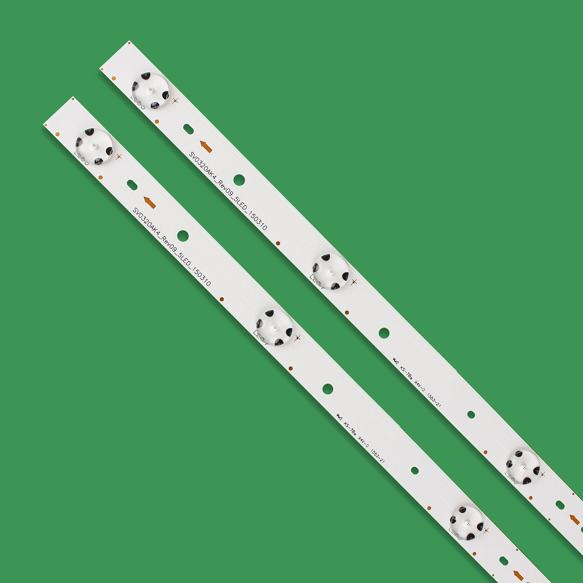 583mm LED Backlight strip 5 Lamp For Hisense For LG 32LF520D 32"TV SV0320AK4_Rev09_5LED_150310 SV0320AK4_Rev09