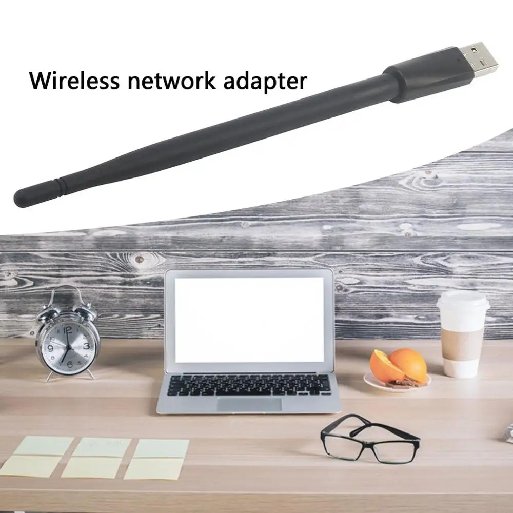 Usb беспроводная сетевая карта без драйверов пластиковая 2 4 ГГц 150 Мбит/с