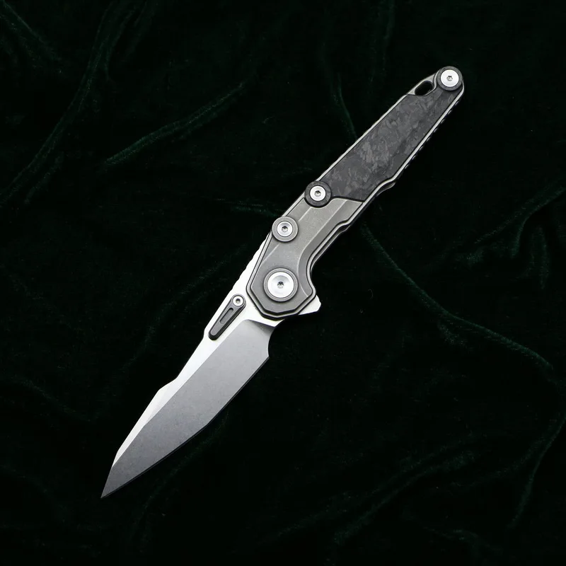 gray NOC MT-07 Тактика Складной нож шарикоподшипник M390 лезвие титановая ручка Кемпинг Охота Открытый Рыбалка выживания Ножи EDC инструмент - Цвет: gray