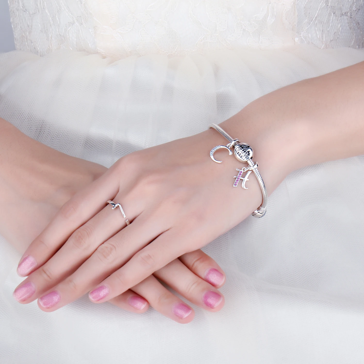 JewelryPalace сказочный замок 925 пробы Серебряного Бисера Шарм Fit Браслеты модные женские туфли ювелирных поделок из бисера для Браслеты
