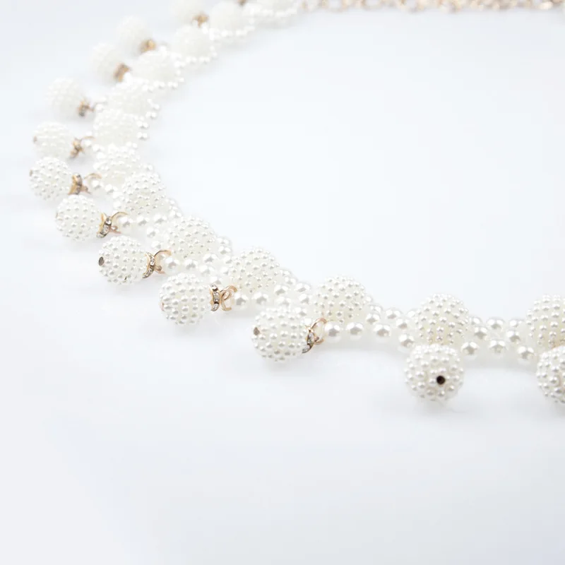 DYROREFL Belt Korean Version Of Fashion Sailor Dance Belly Tassel Water Drill Waist Female Pearl Pendant Dress Waist Belt CYD256