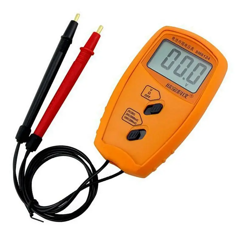 SM8124A Portable Battery Internal Resistance Voltmeter Resistance Tester 