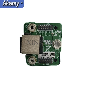 

Amazoon DC Power Jack Board For Asus ROG G750 G750J G751JM G751JS G751JL G751 G751J G750JM G750JW G750JS G750JX Laptop Socket