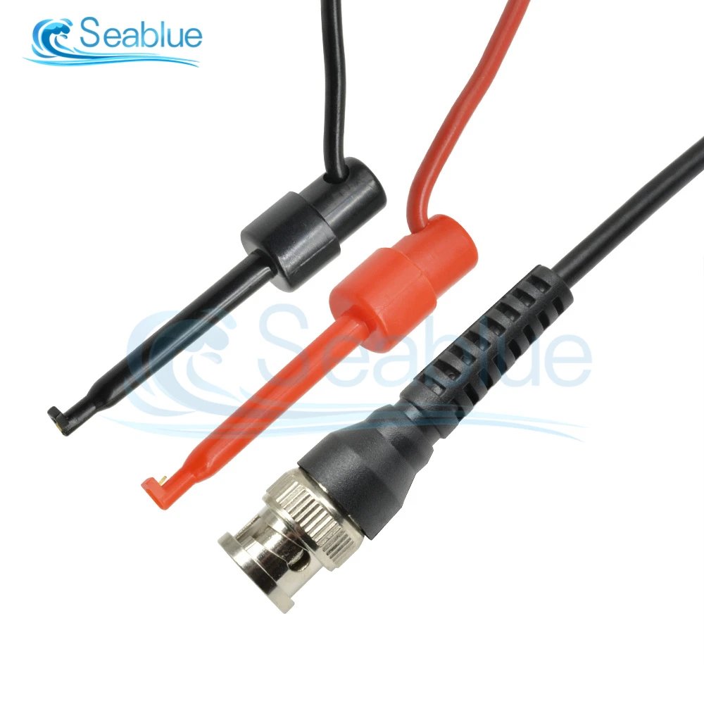 Description Picture 5 of itemP1007 P1011 BNC Male Plug to Q9 Dual Hook Clip Test Probe Cable Leads 120CM With 2 Probes 500V Test Hook Oscilloscope Accessorie