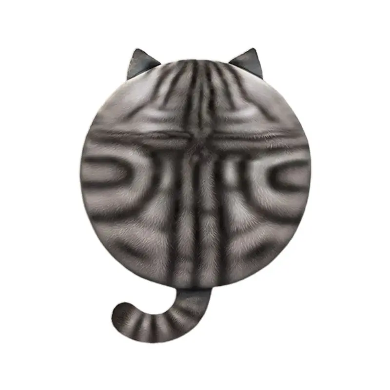 Креативное моделирование Kitty Cat 3D цифровая печать подушка для сиденья круглая мягкая пена памяти мультфильм плюшевый диван Подушка для стула подарок