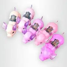 Ходячая свинья светодиодный светящийся Музыка Дети IQ развитие образования электронная игрушка